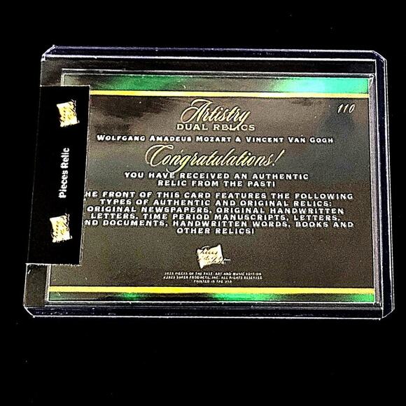 Authentic Mozart and Vincent van Gogh Sheet Music and Art Relics POTP - Picture 5 of 5